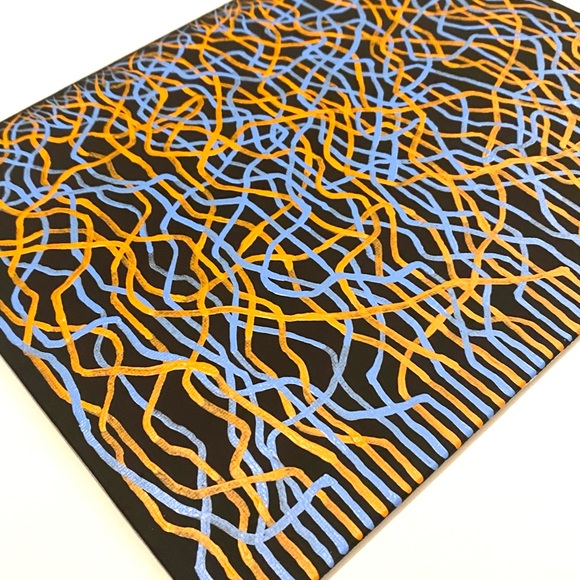 CUSTOM COLOR CHOICE - Mycelium Network Painting - Custom Handmade Art - Picture 5 of 16